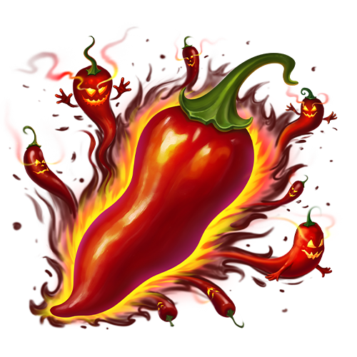 3 Hot Chilli Peppers Extra
