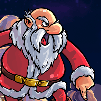 Santa vs Rudolf