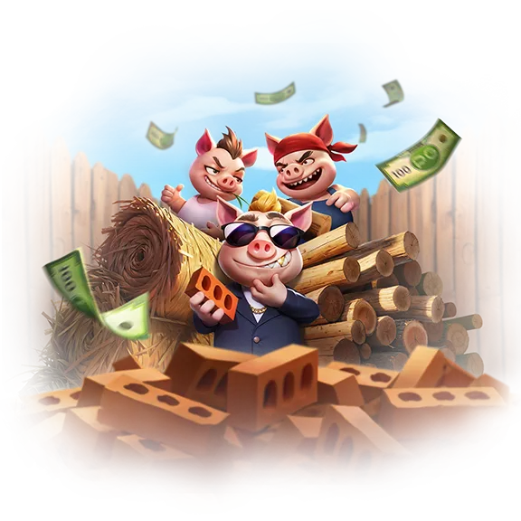 Three Crazy Piggies