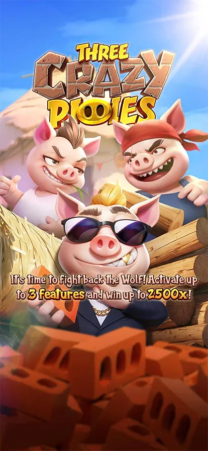 Three Crazy Piggies — скриншот игрового процесса